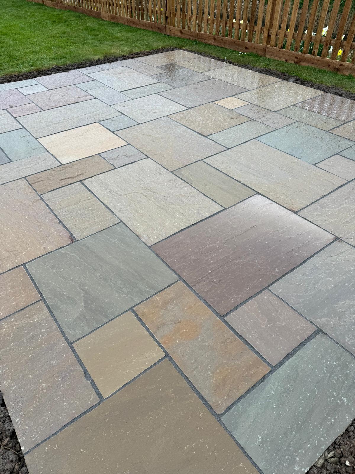 Mixed Natural Stone Patio